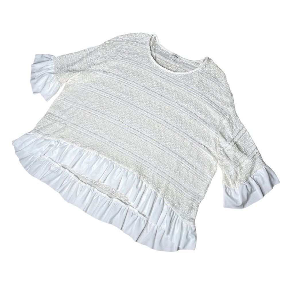 UMGEE Ruffle Sleeve Boho Ruffle Blouse - Picture 4 of 8